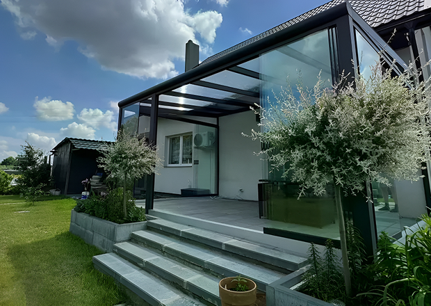 Realizacja ogrodu zimowego ECOGARDENS